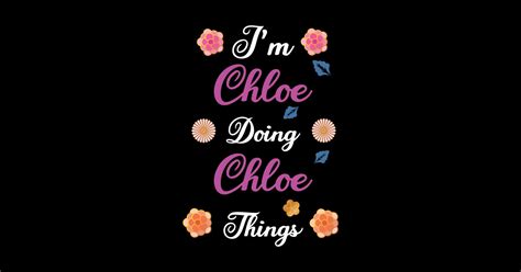 i'm chloe.